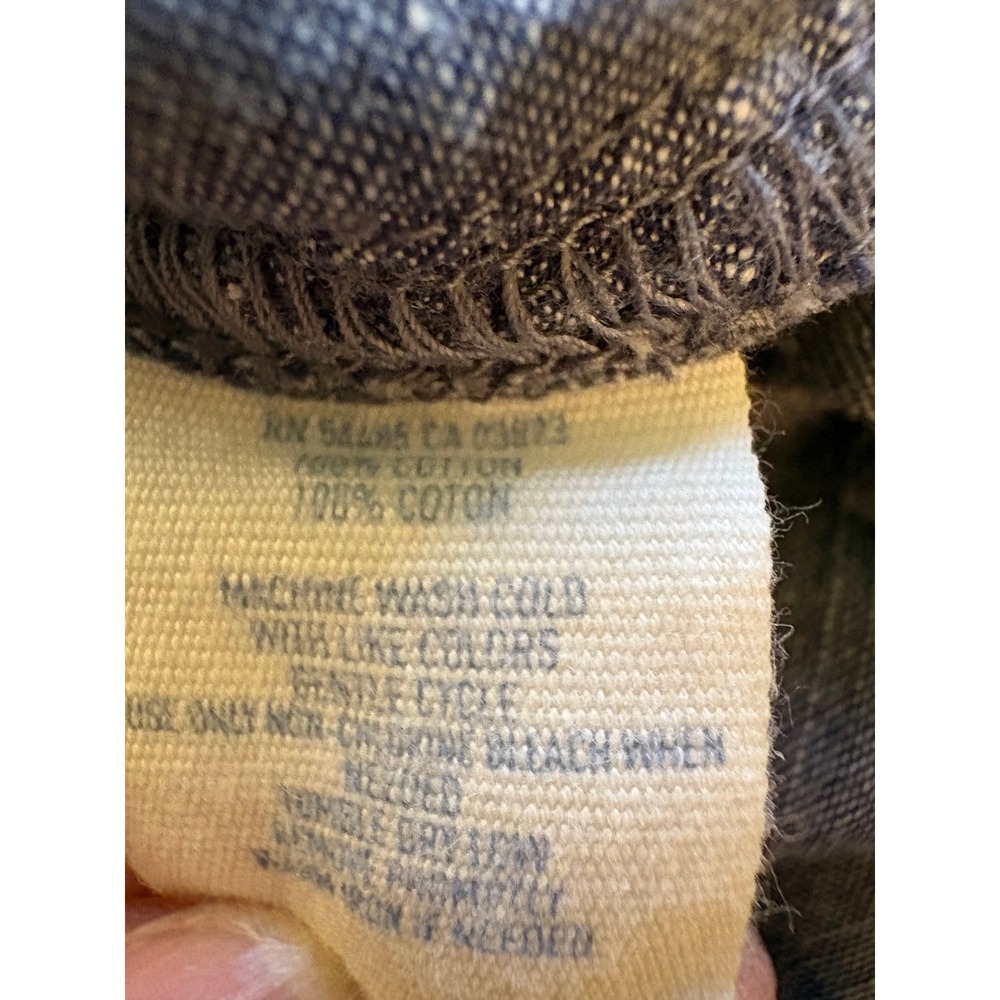 Aerie Blue Chambray Button Front Mini Dress Adjustable Straps Cottagecore Medium - Picture 10 of 10